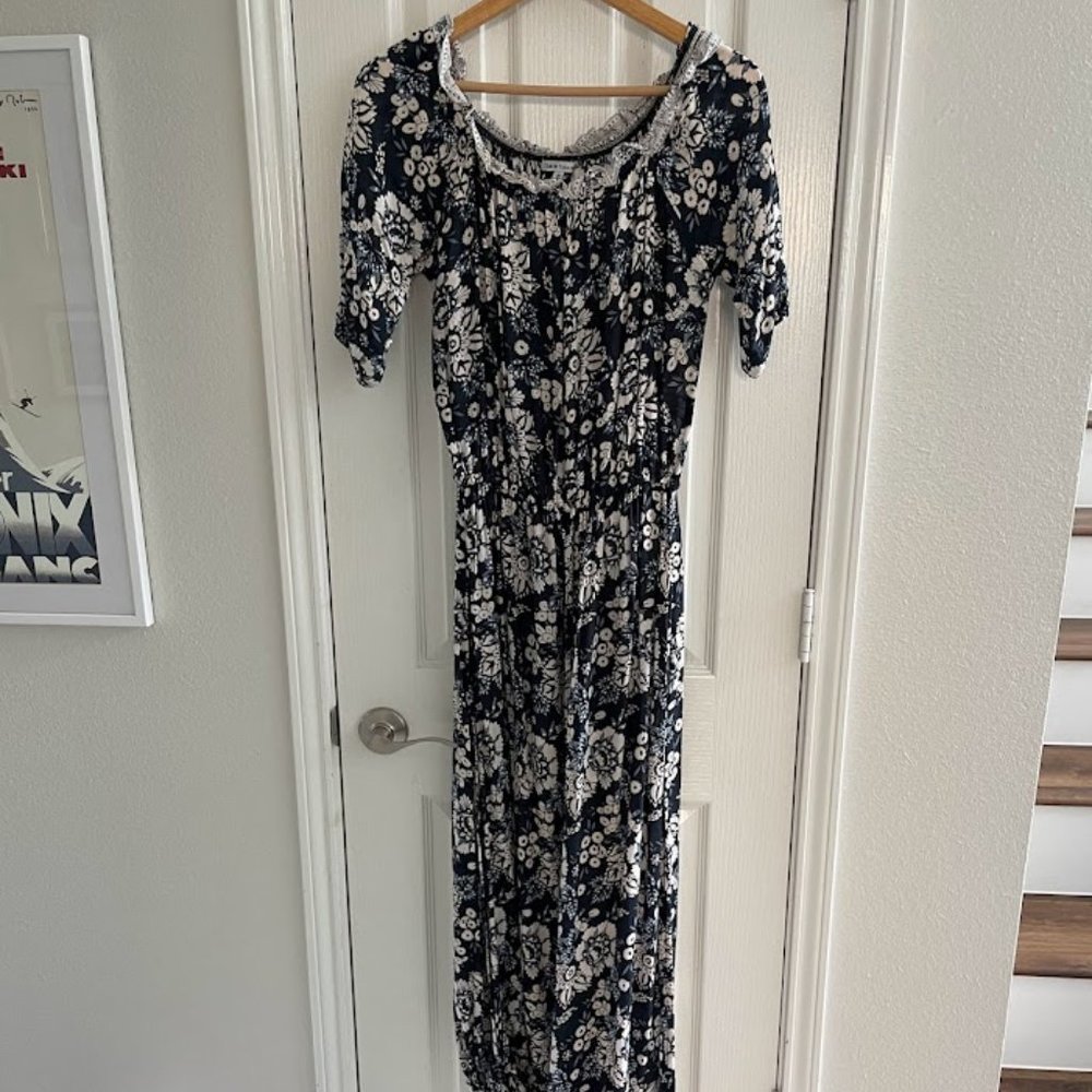 Tiare Hawaii Floral Boho Maxi Dress / Maternity Beach, One size